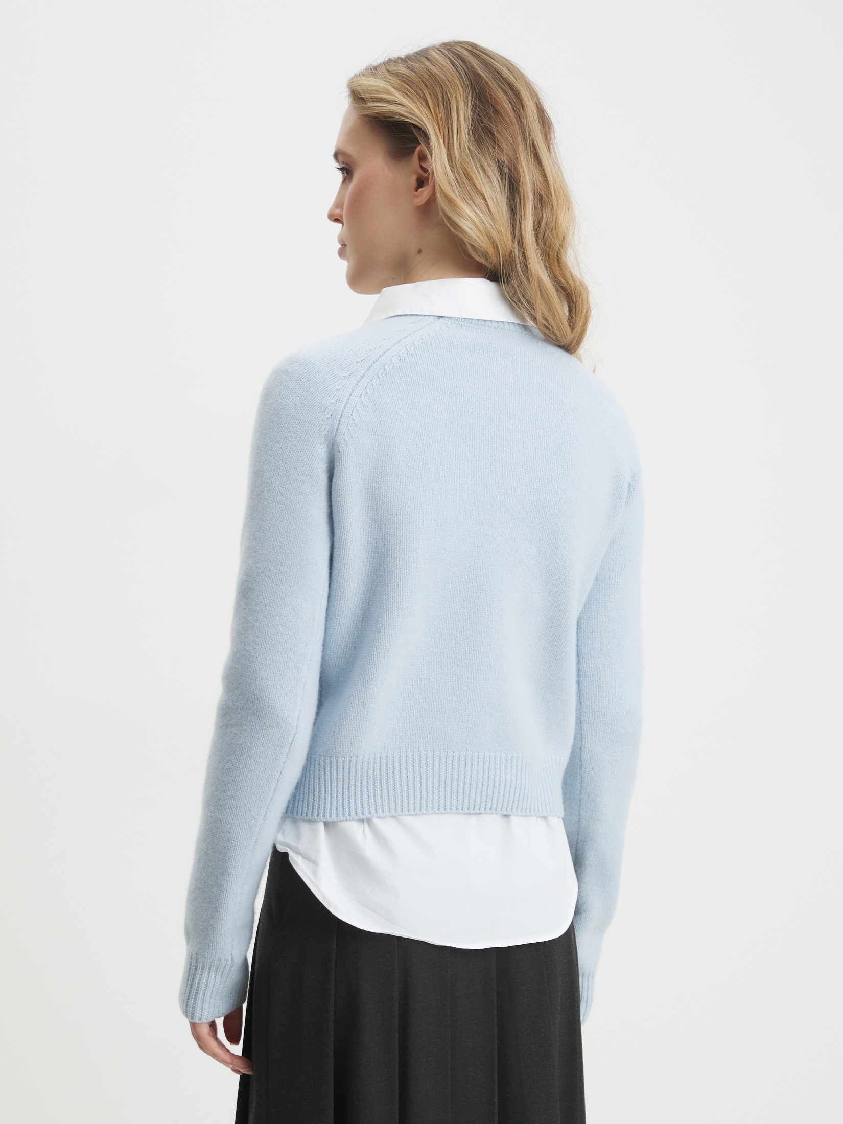 Женский джемпер MAISON DAVID 4406800, морозно-голубой