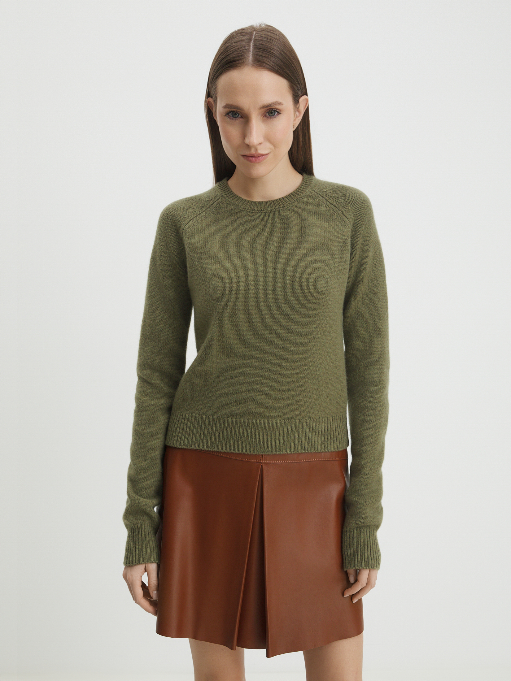 Женский джемпер MAISON DAVID 4406779, коричневато-зеленый