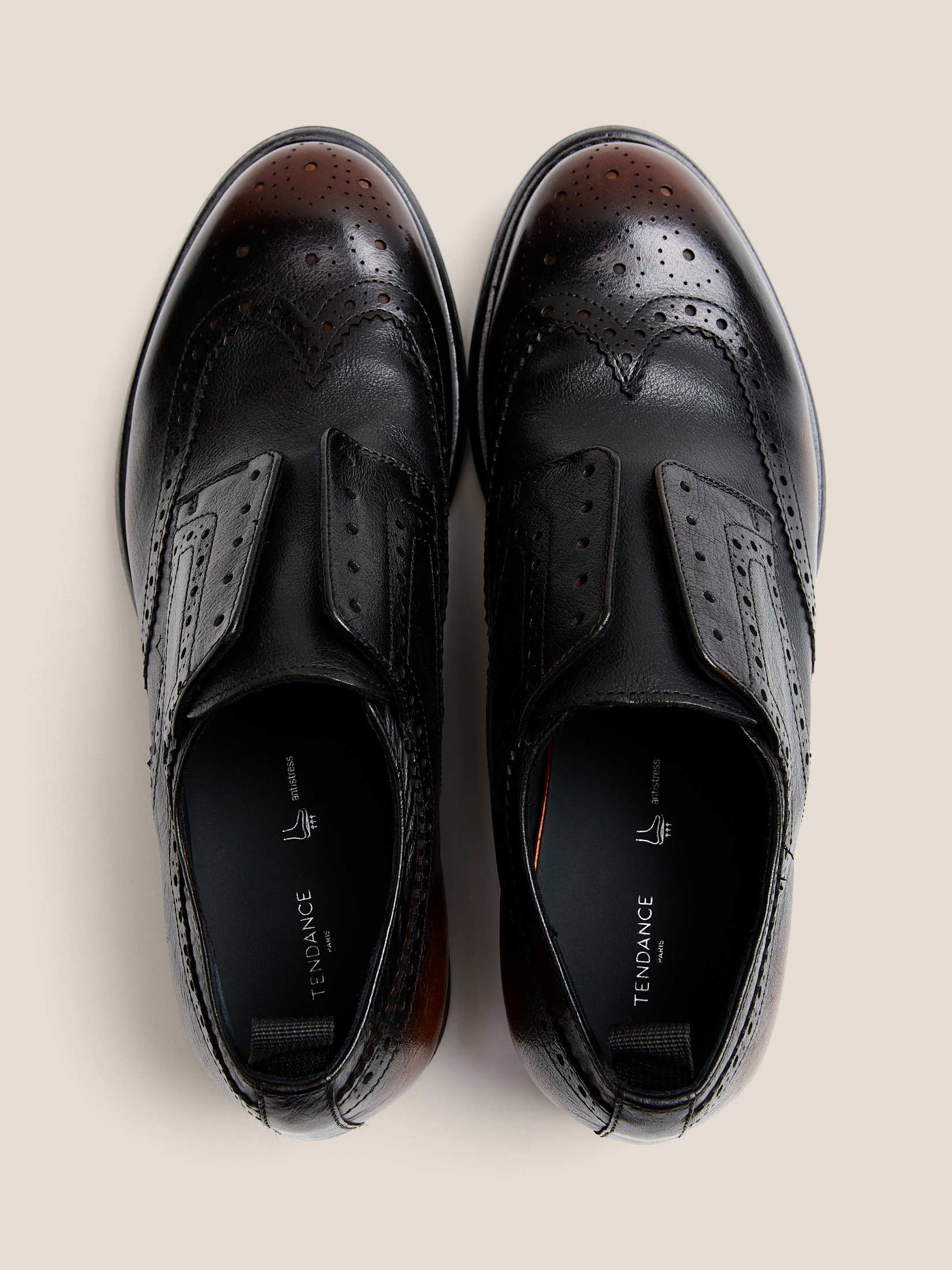 Мужские броги TENDANCE 4583005, коричневый