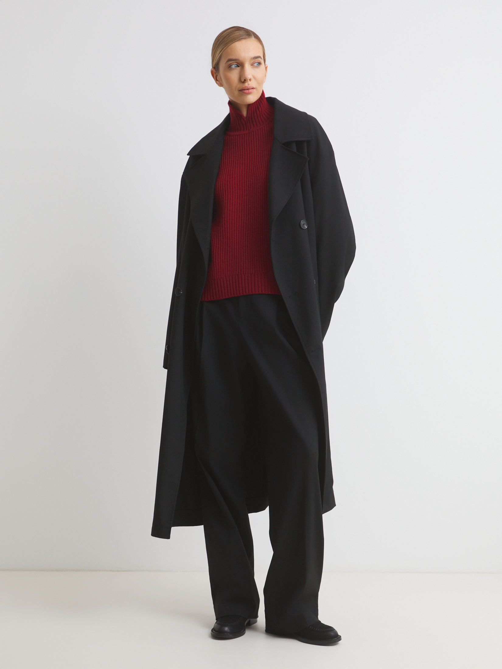 Женский свитер MAISON DAVID 4381879, вишневый