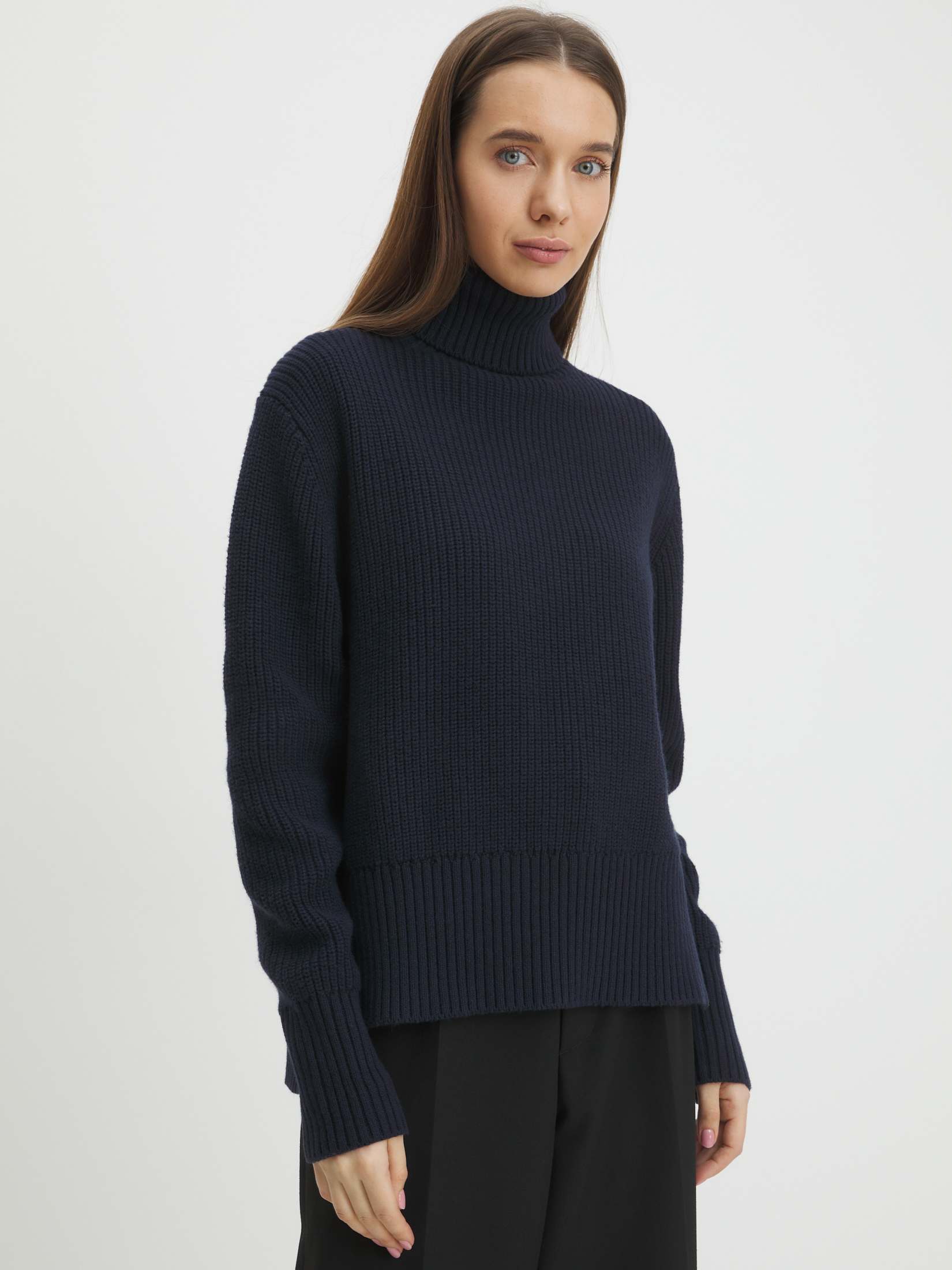 Женский свитер MAISON DAVID 4450948, ночной синий