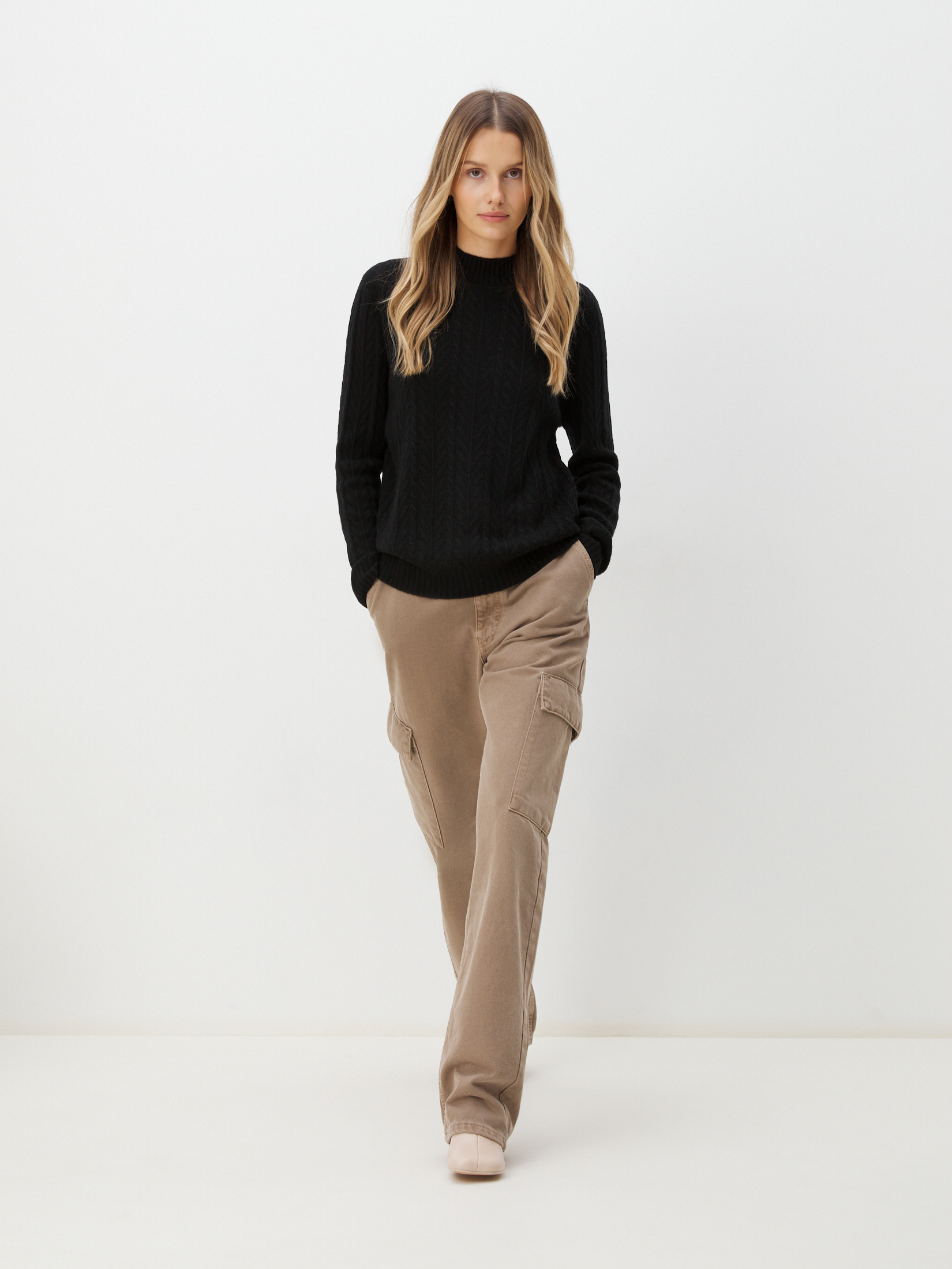 Женский свитер MAISON DAVID 4332527, черный