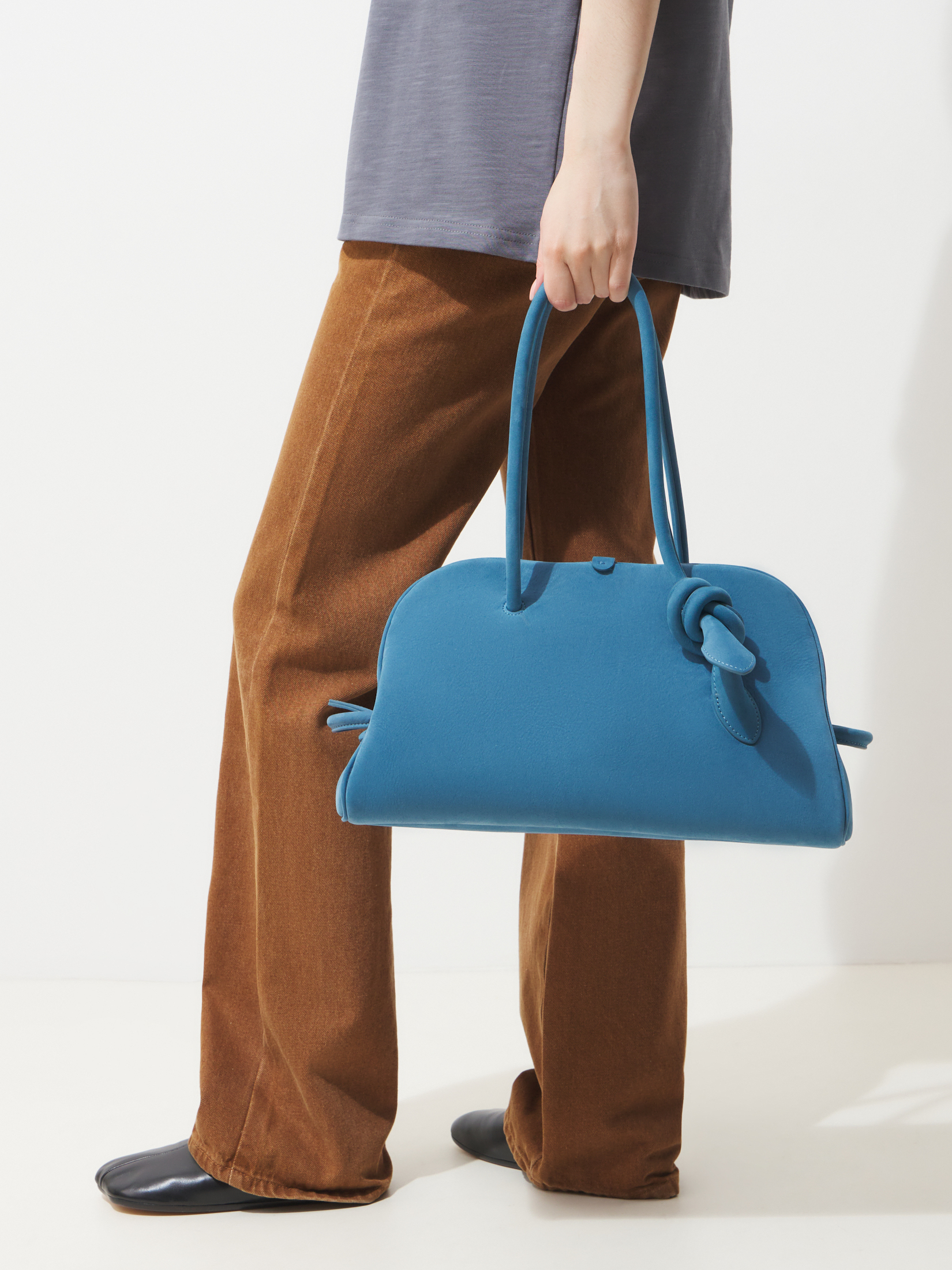 Женский тоут MAISON DAVID 4638148, серо-голубой