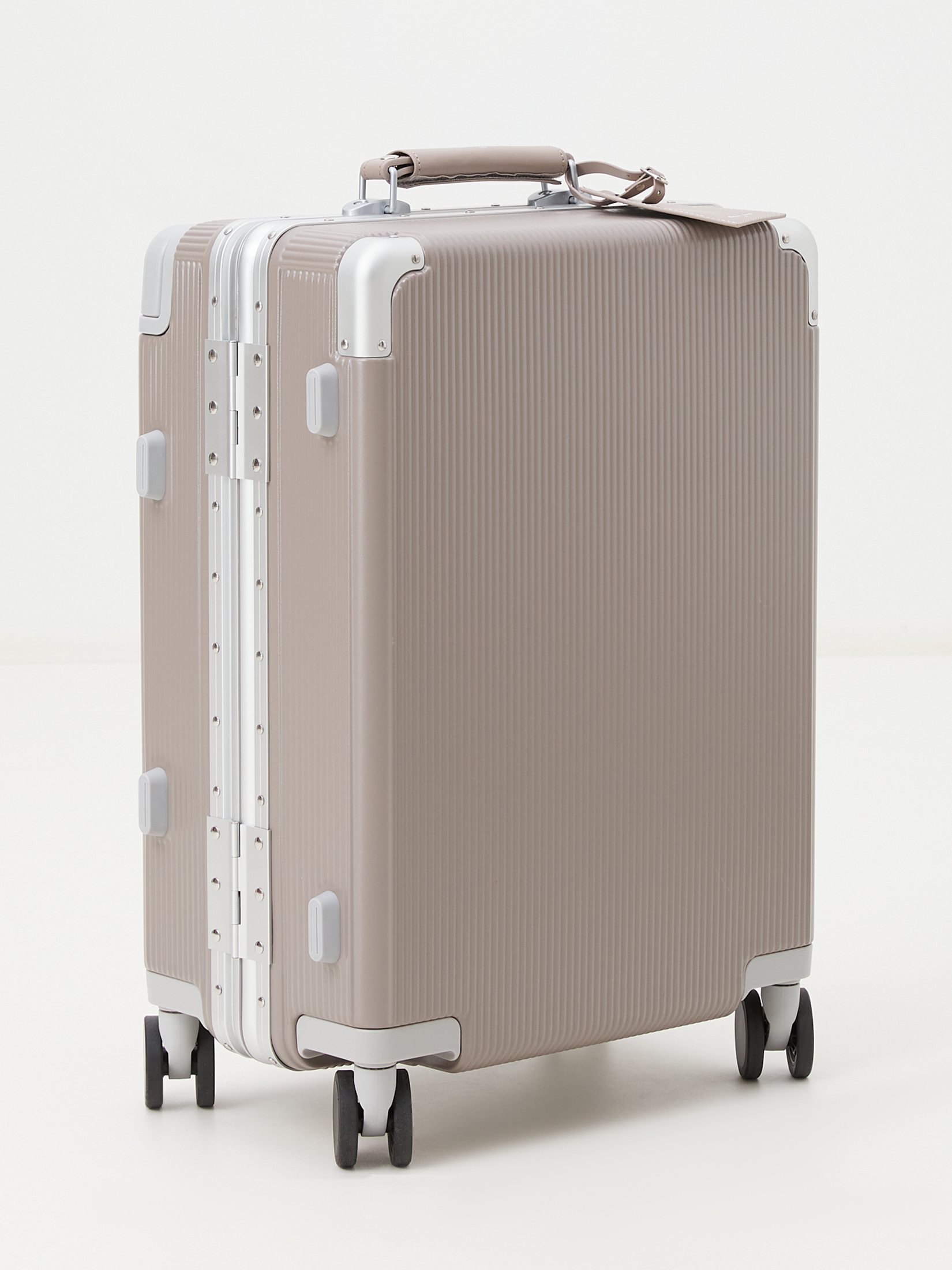 Чемодан MAISON DAVID 4197729, коричнево-серый