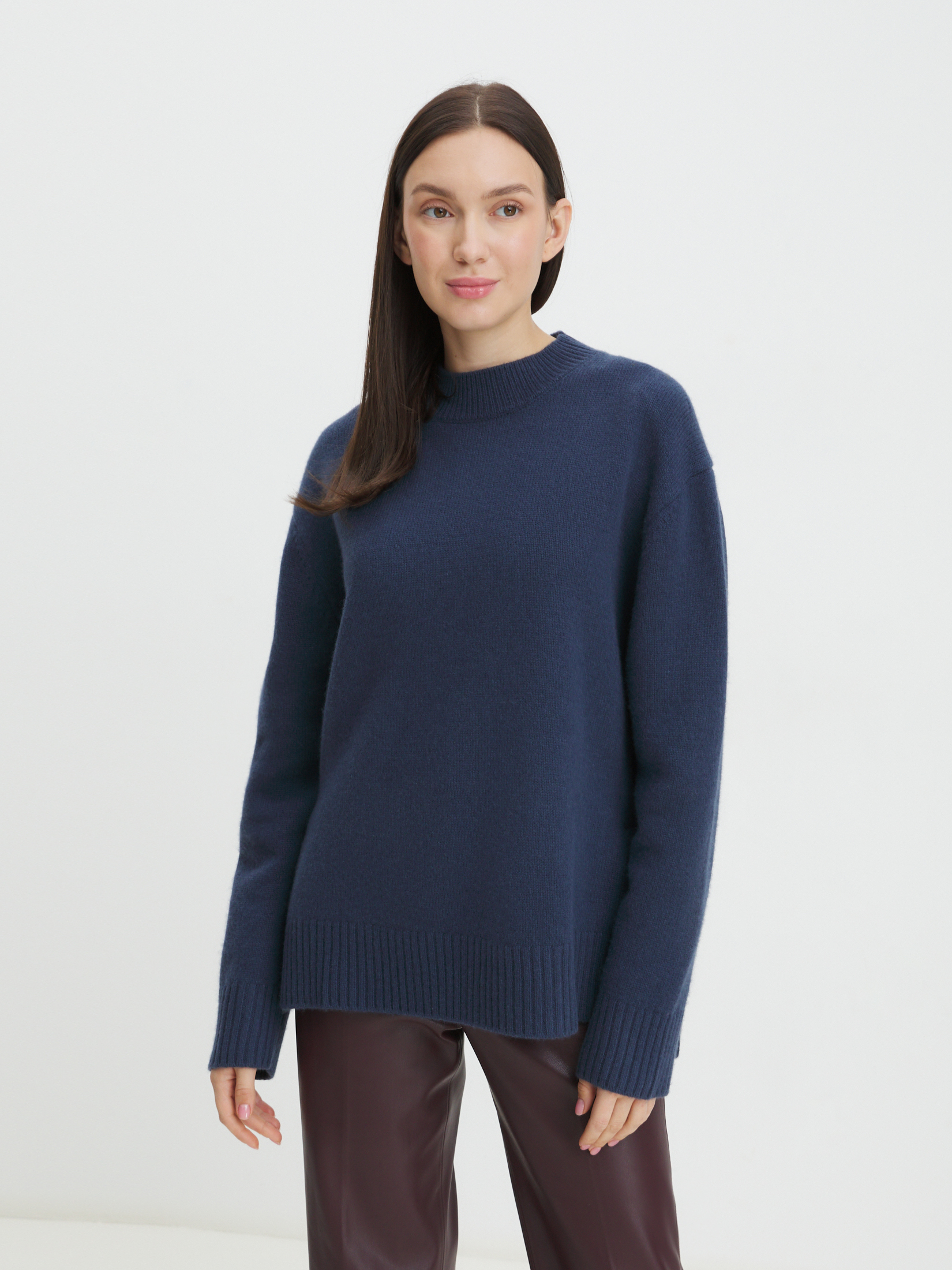 Женский свитер MAISON DAVID 4351004, серо-синий