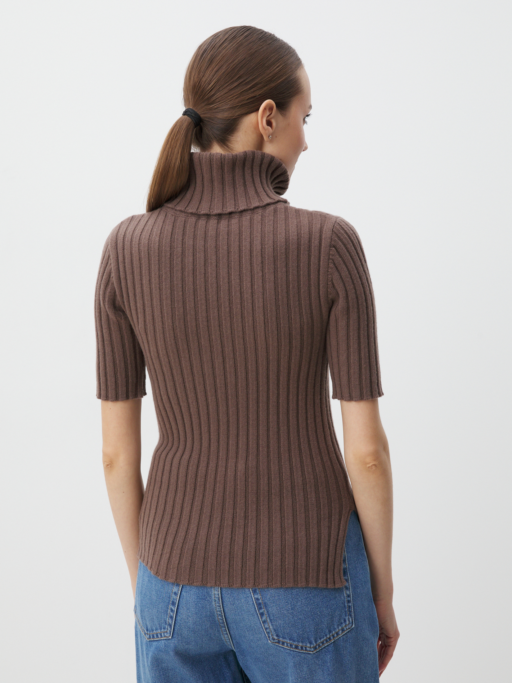 Женская водолазка MAISON DAVID 4450852, пыльно-коричневый