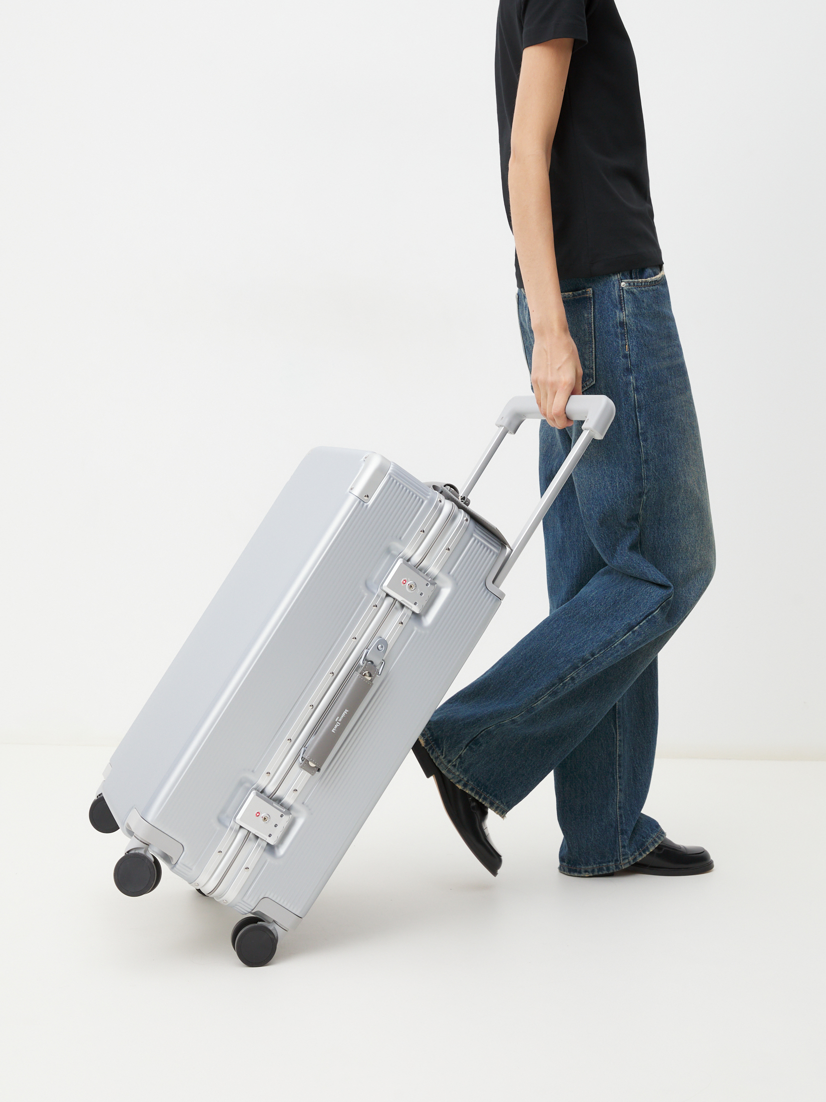 Чемодан MAISON DAVID 4197733, светло-серый