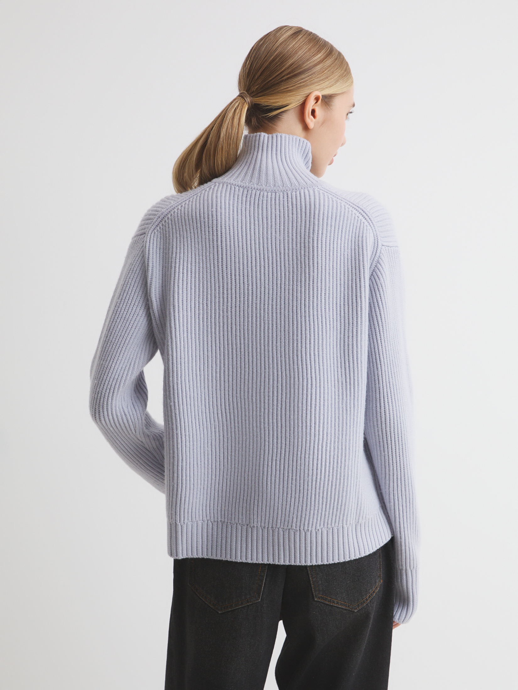 Женский свитер MAISON DAVID 4381849, бледно-фиолетовый