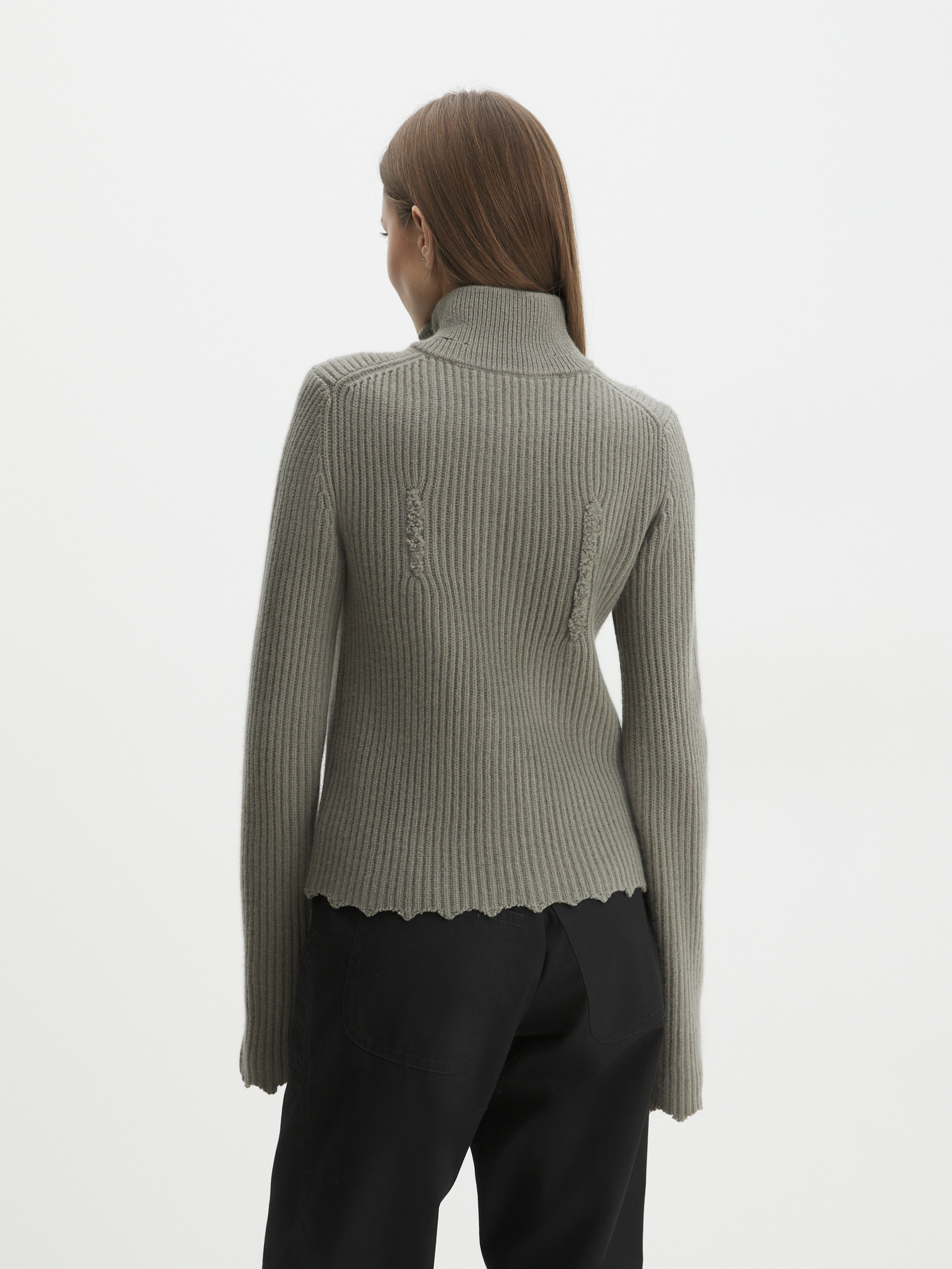 Женский кардиган MAISON DAVID 4351174, зеленовато-серый