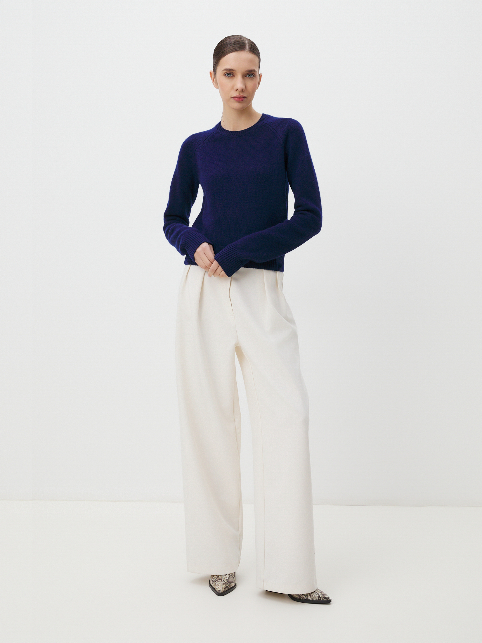 Женский джемпер MAISON DAVID 4406828, сапфировый