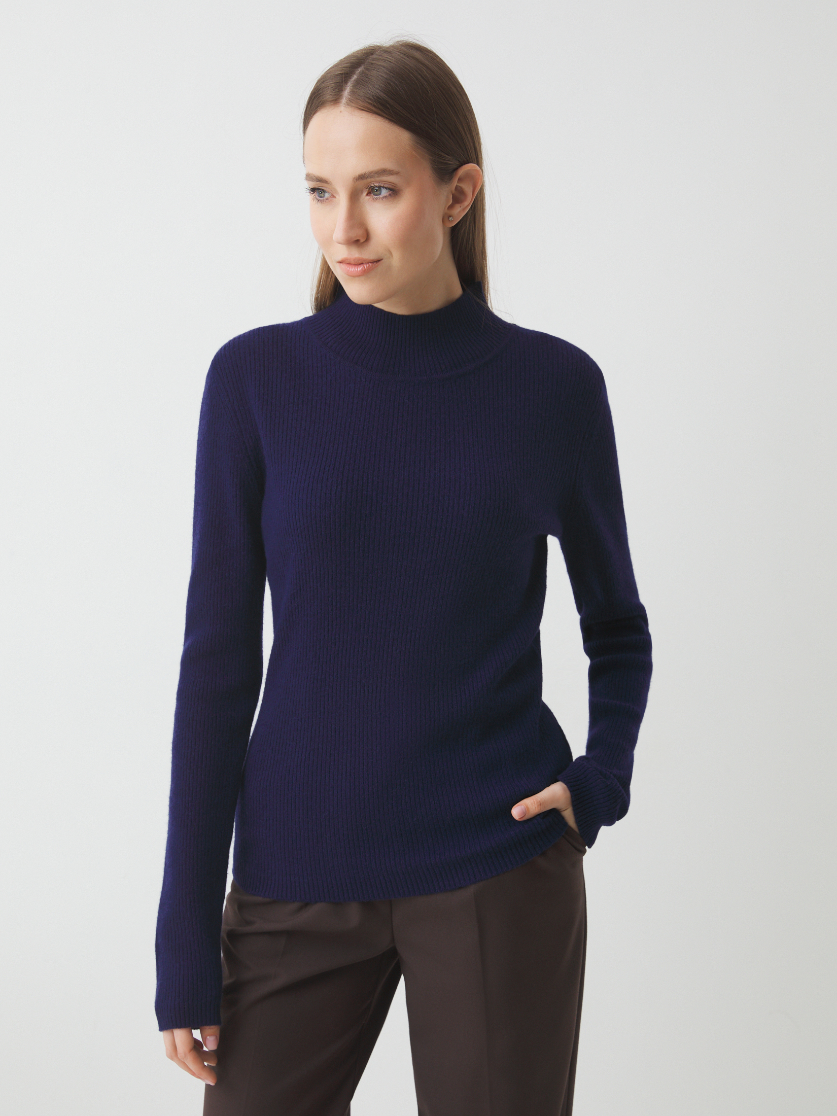 Женский джемпер MAISON DAVID 4400661, темно-синий