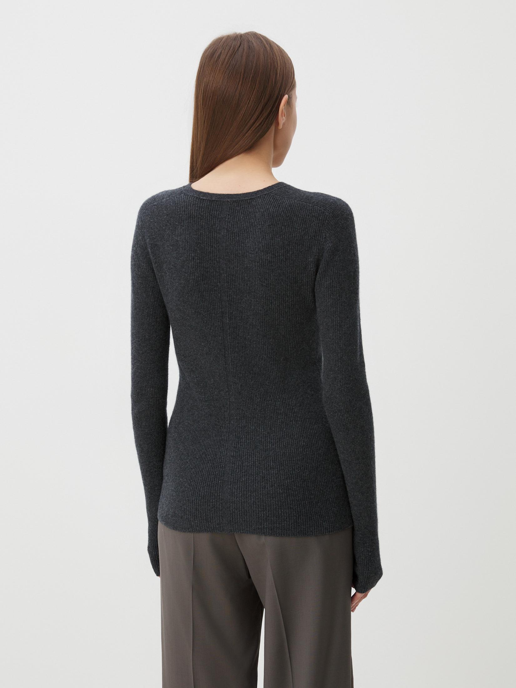 Женский пуловер MAISON DAVID 4451114, темно-серый