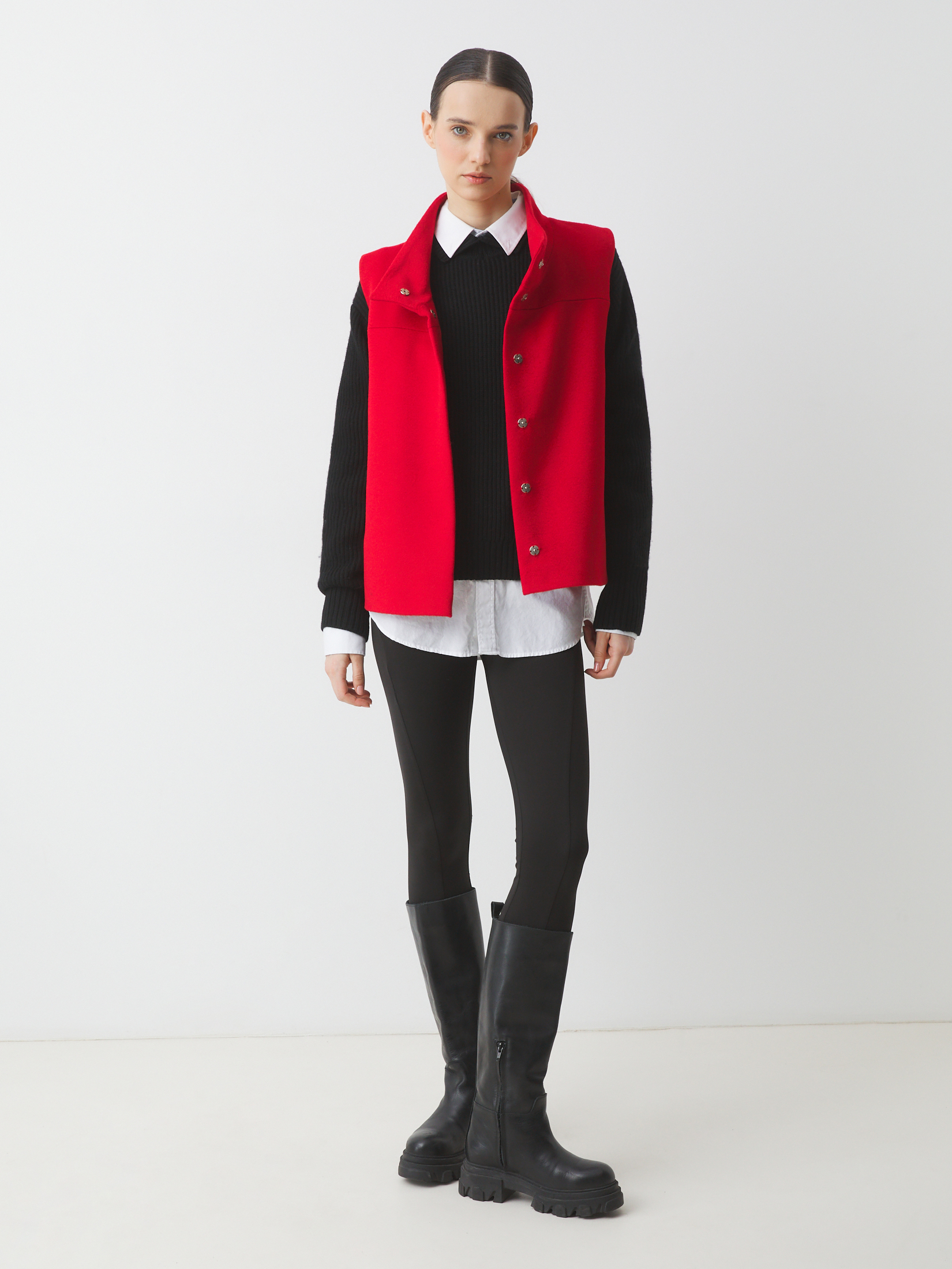 Женский свитер MAISON DAVID 4381829, черный