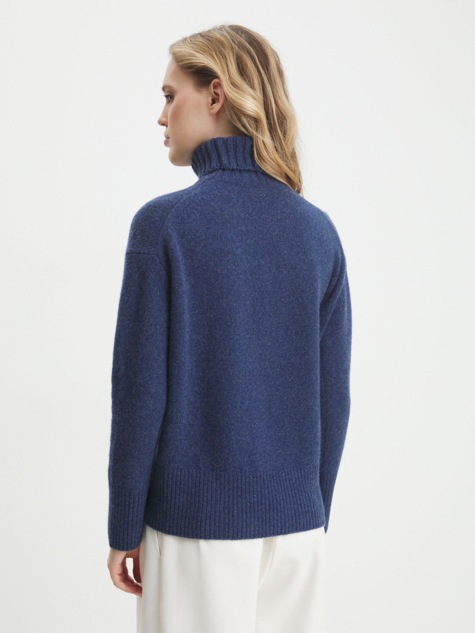 Женский свитер MAISON DAVID 4406617, темно-синий