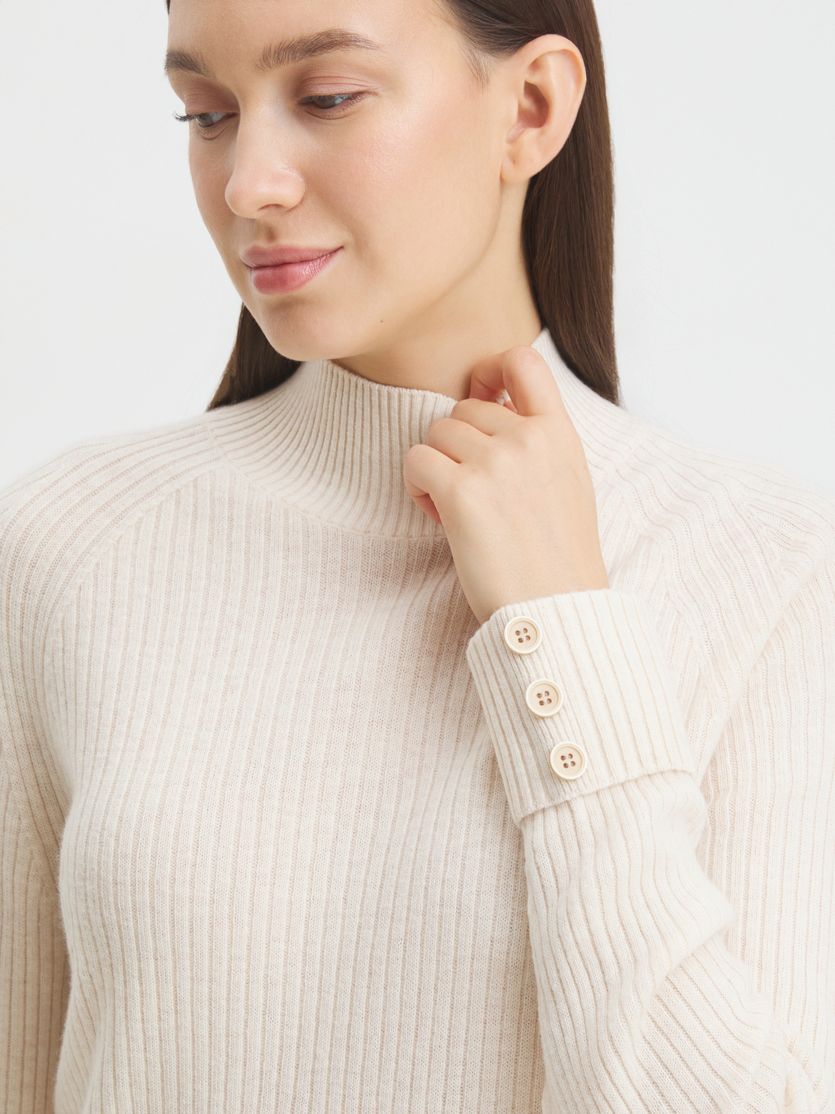 Женский свитер MAISON DAVID 4332346, молочно-бежевый