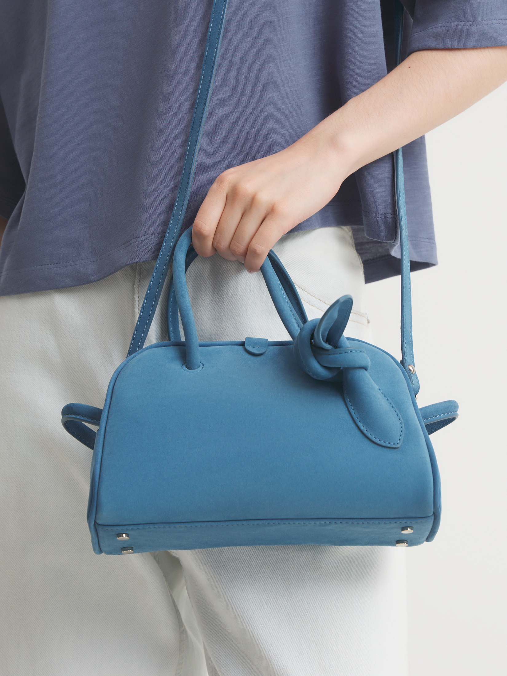 Женская сумка MAISON DAVID 4638087, серо-голубой