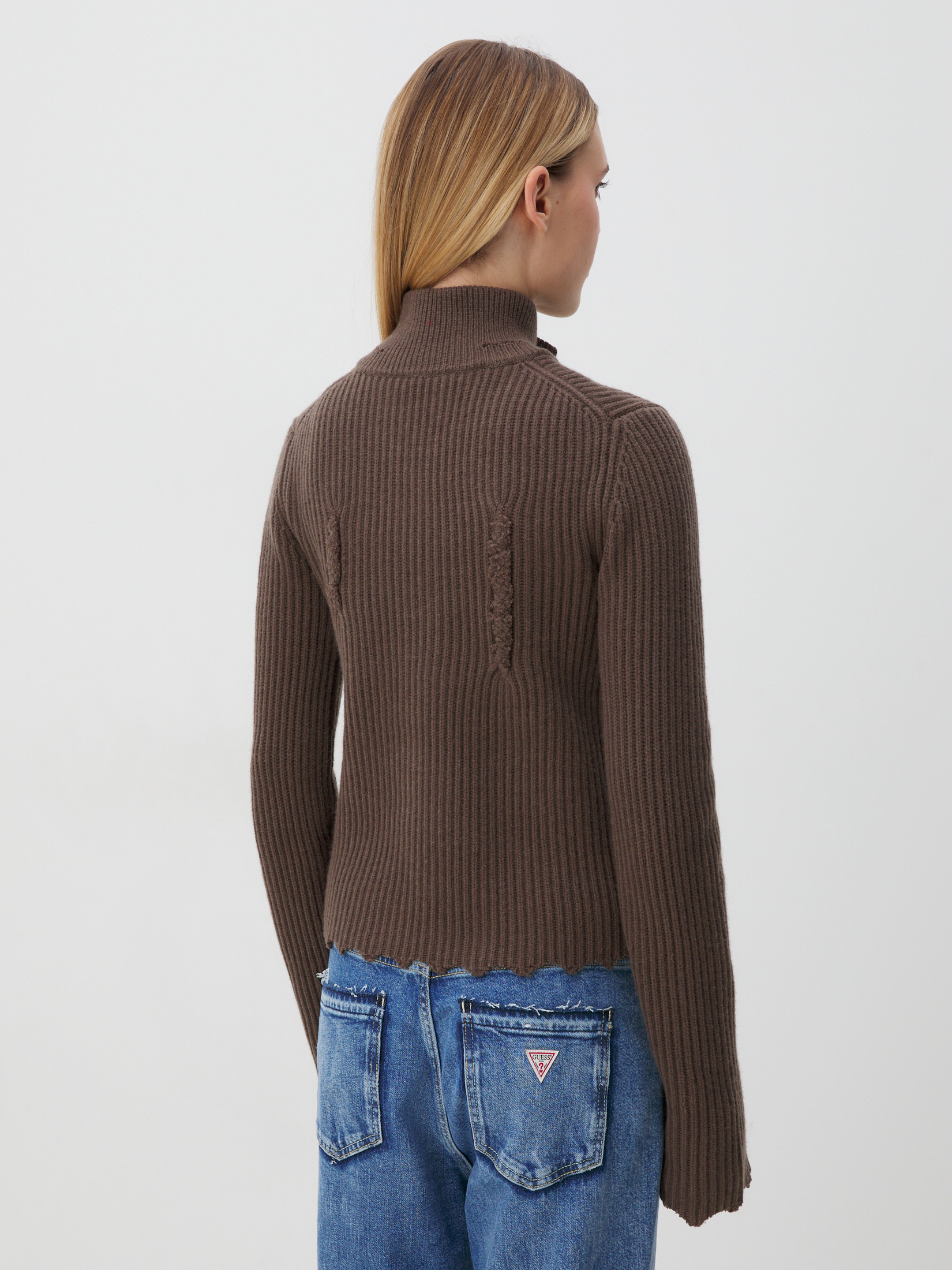 Женский кардиган MAISON DAVID 4351132, серо-коричневый