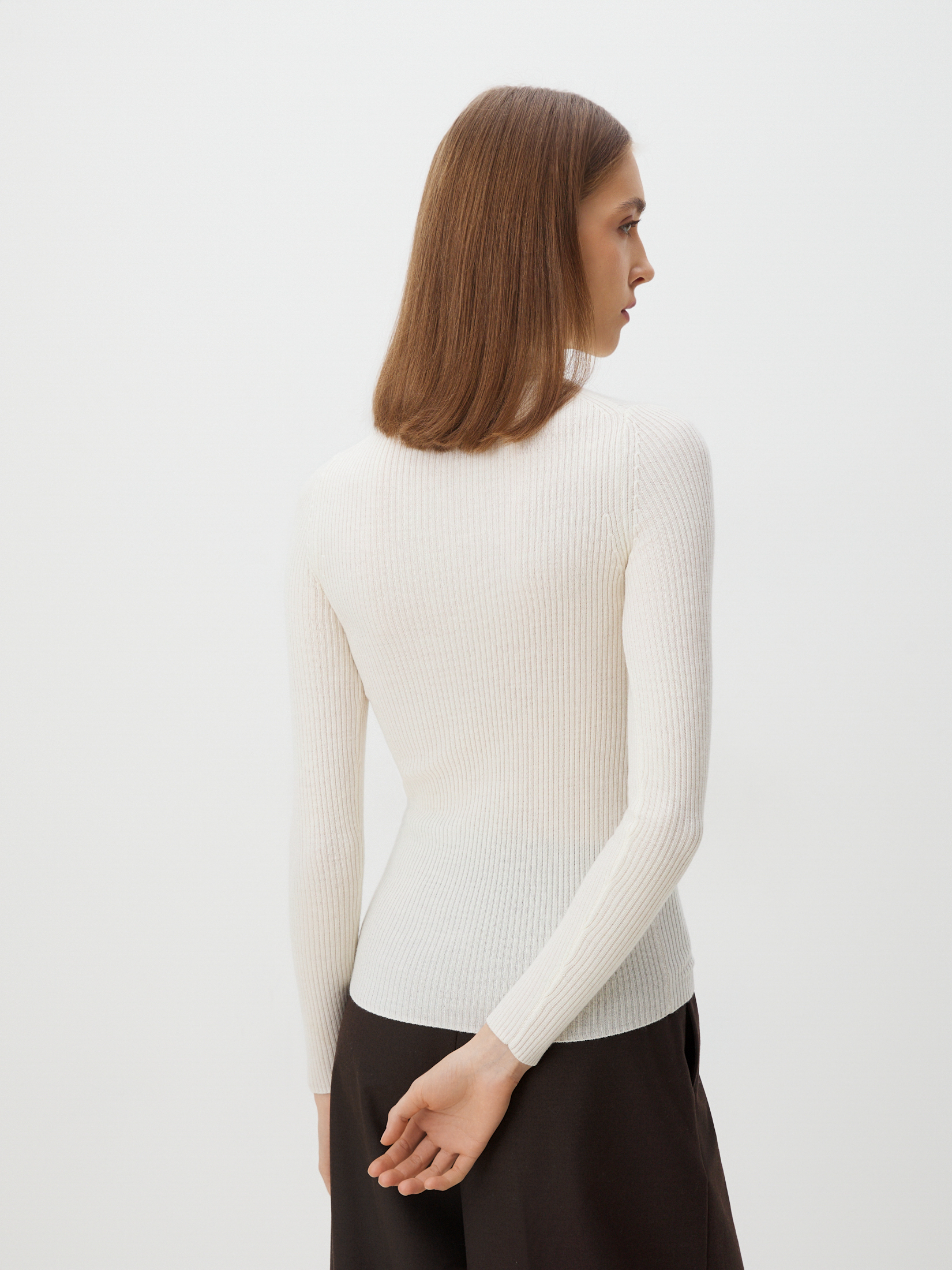 Женская водолазка MAISON DAVID 3348434, молочно-белый