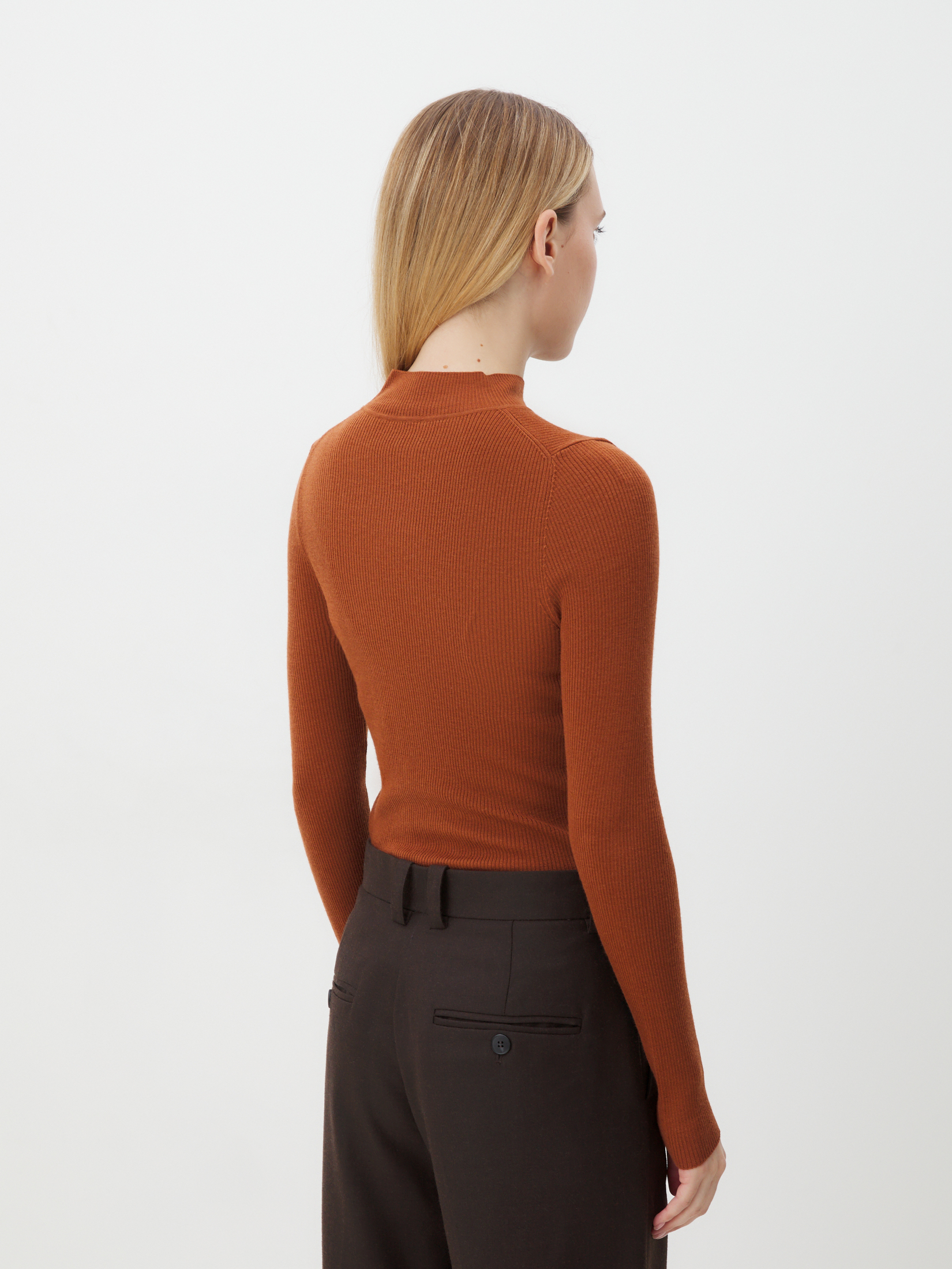 Женский джемпер MAISON DAVID 4273258, оранжево-коричневый