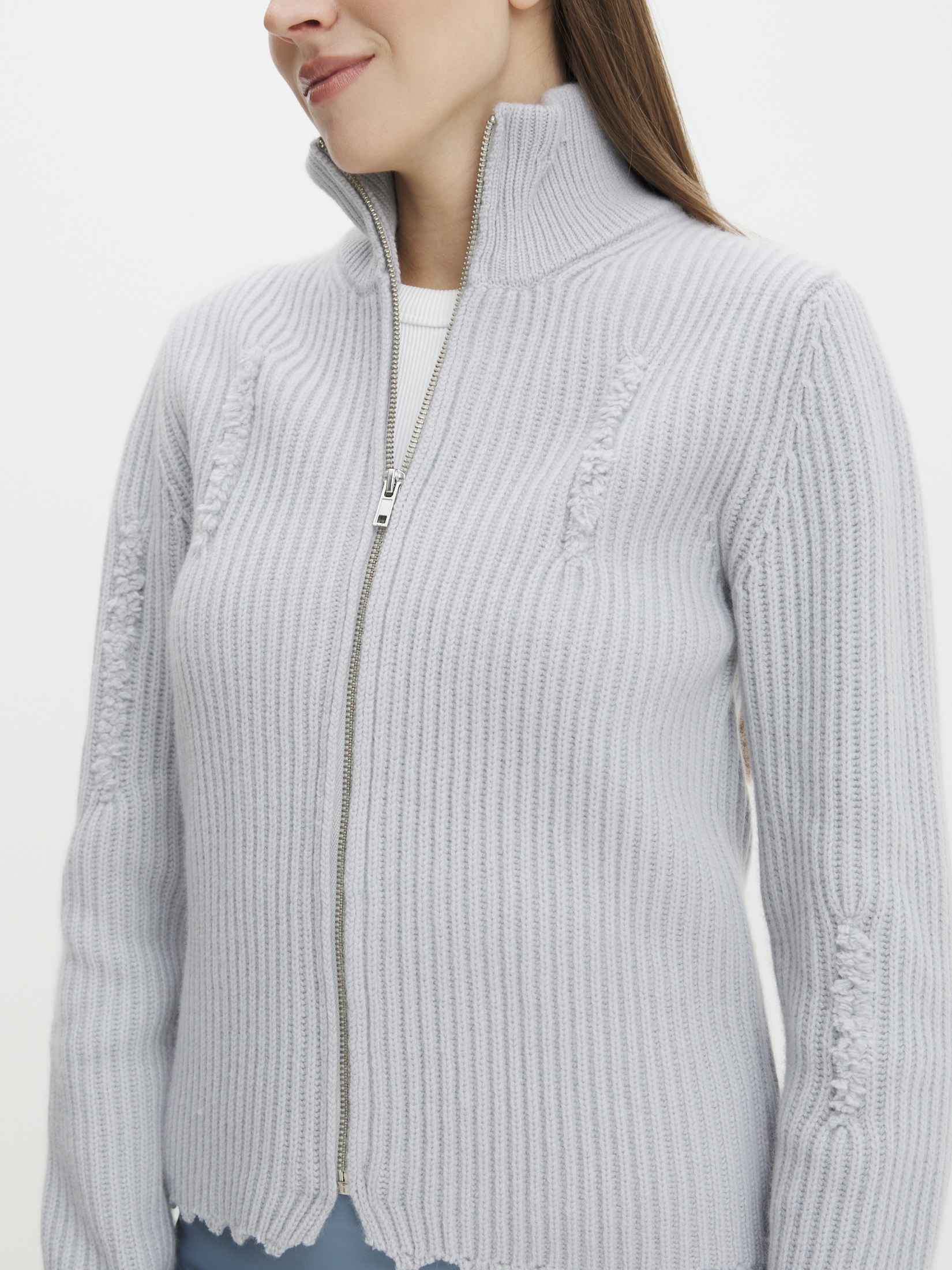 Женский кардиган MAISON DAVID 4351111, светло-серый