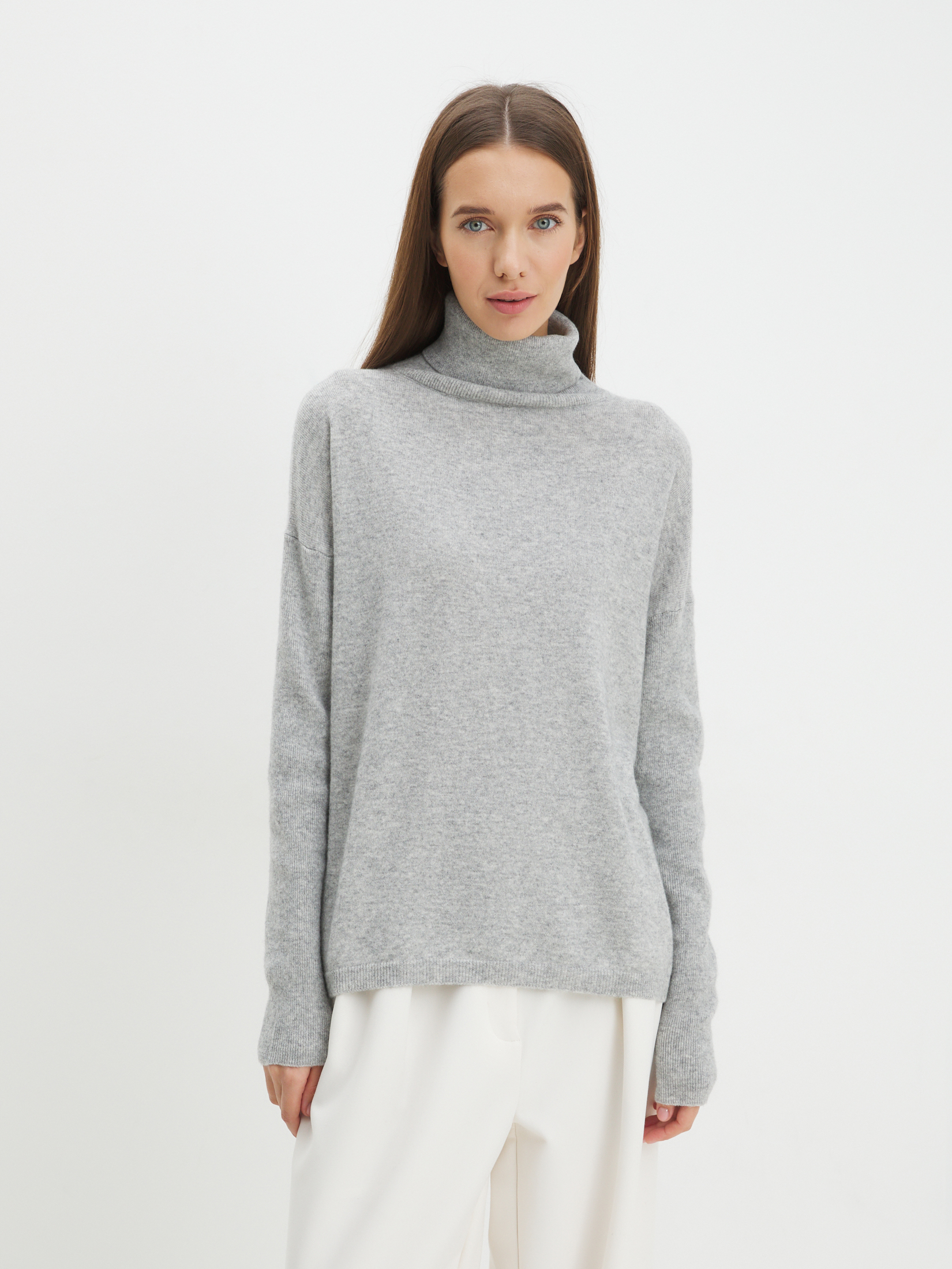 Женский свитер MAISON DAVID 4269418, бледно-серый