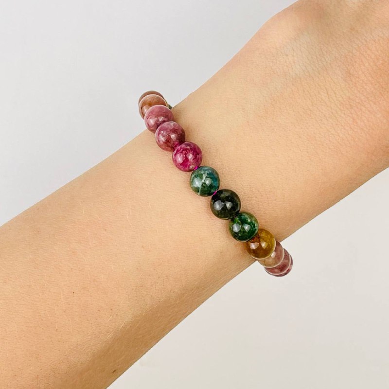 Радуга Самоцветов Браслет из Турмалина микс
