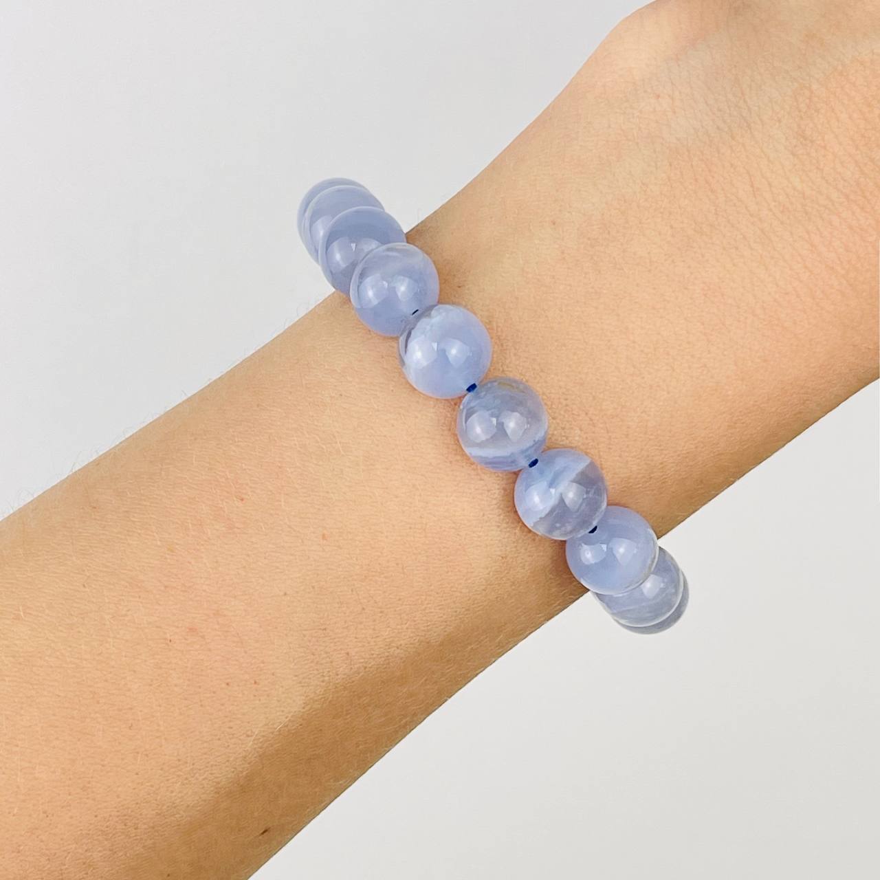 Радуга Самоцветов Браслет из Голубого агата