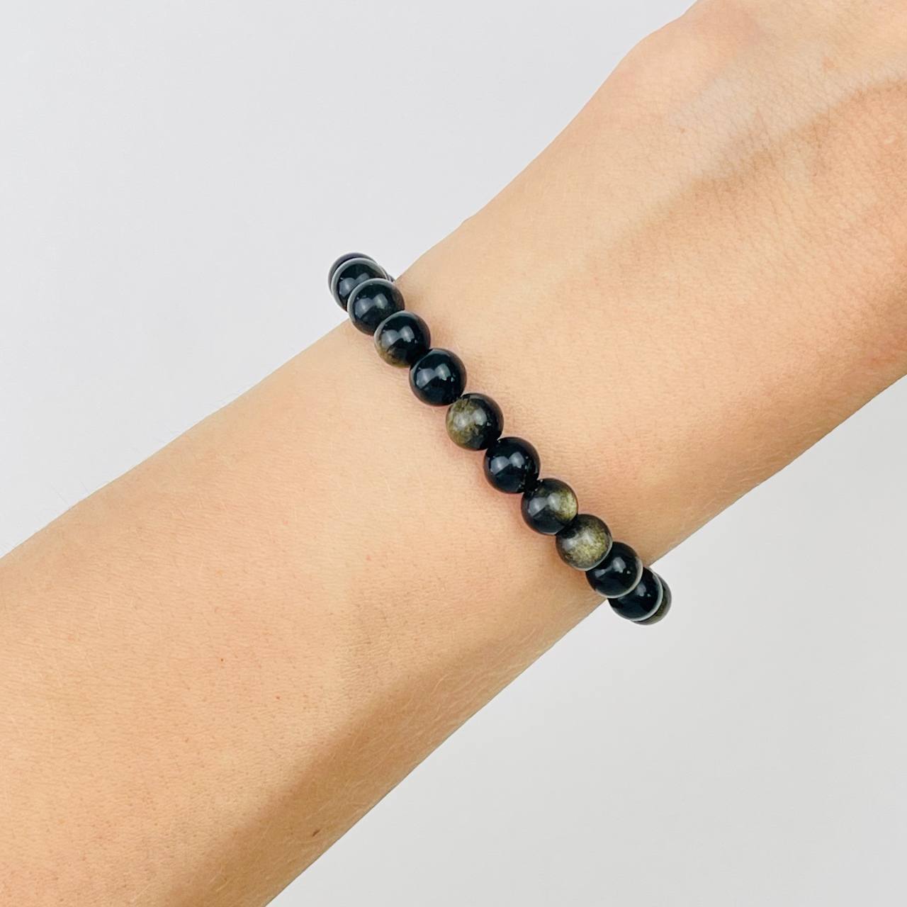 Радуга Самоцветов Браслет из золотистого Обсидиана