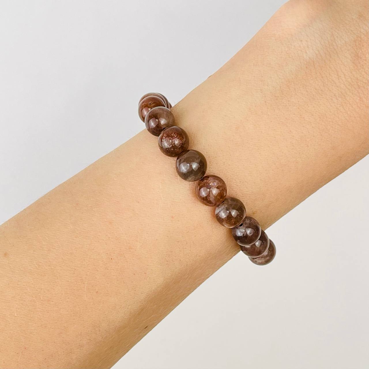 Радуга Самоцветов Браслет из Гелиолита (Солнечный камень)