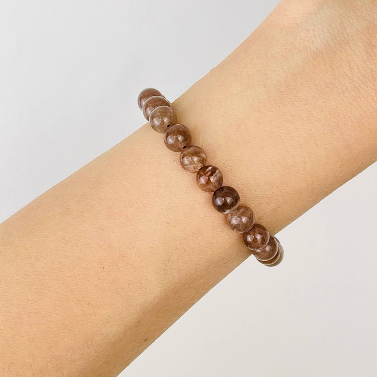 Радуга Самоцветов Браслет из Гелиолита (Солнечный камень)