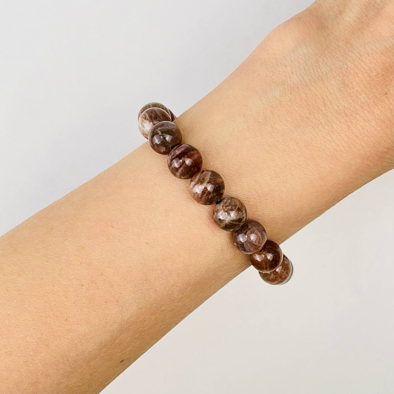 Радуга Самоцветов Браслет из Гелиолита (Солнечный камень)