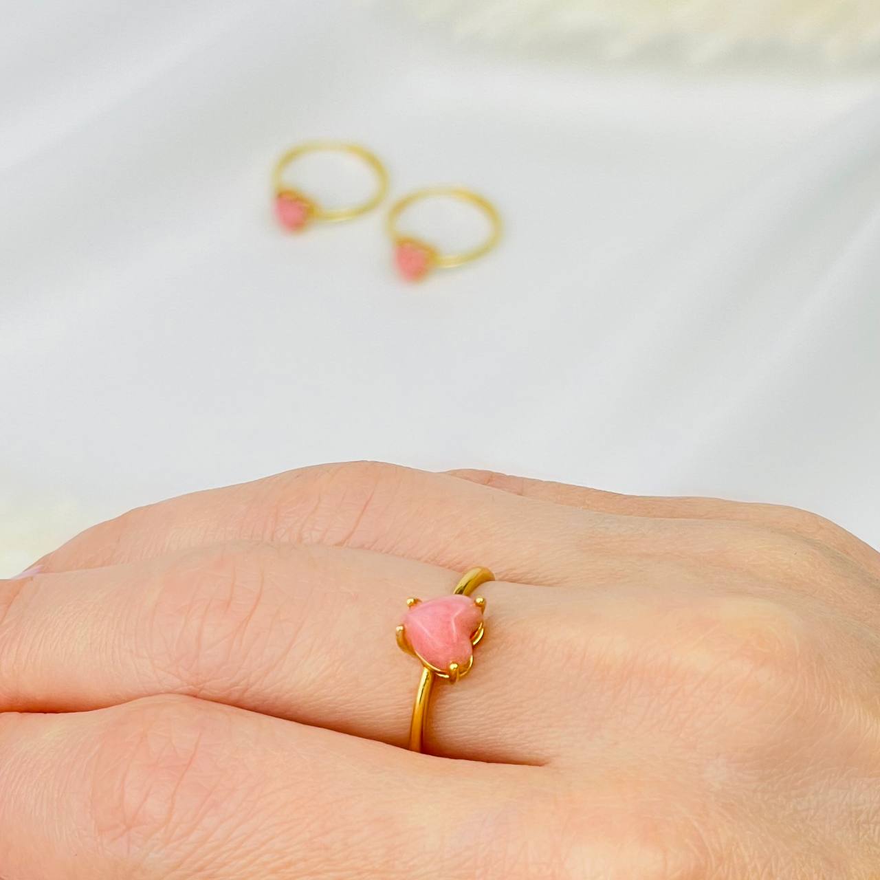 Радуга Самоцветов Кольцо регулируемое из Опала