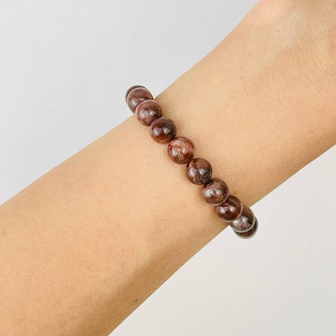 Радуга Самоцветов Браслет из Гелиолита (Солнечный камень)