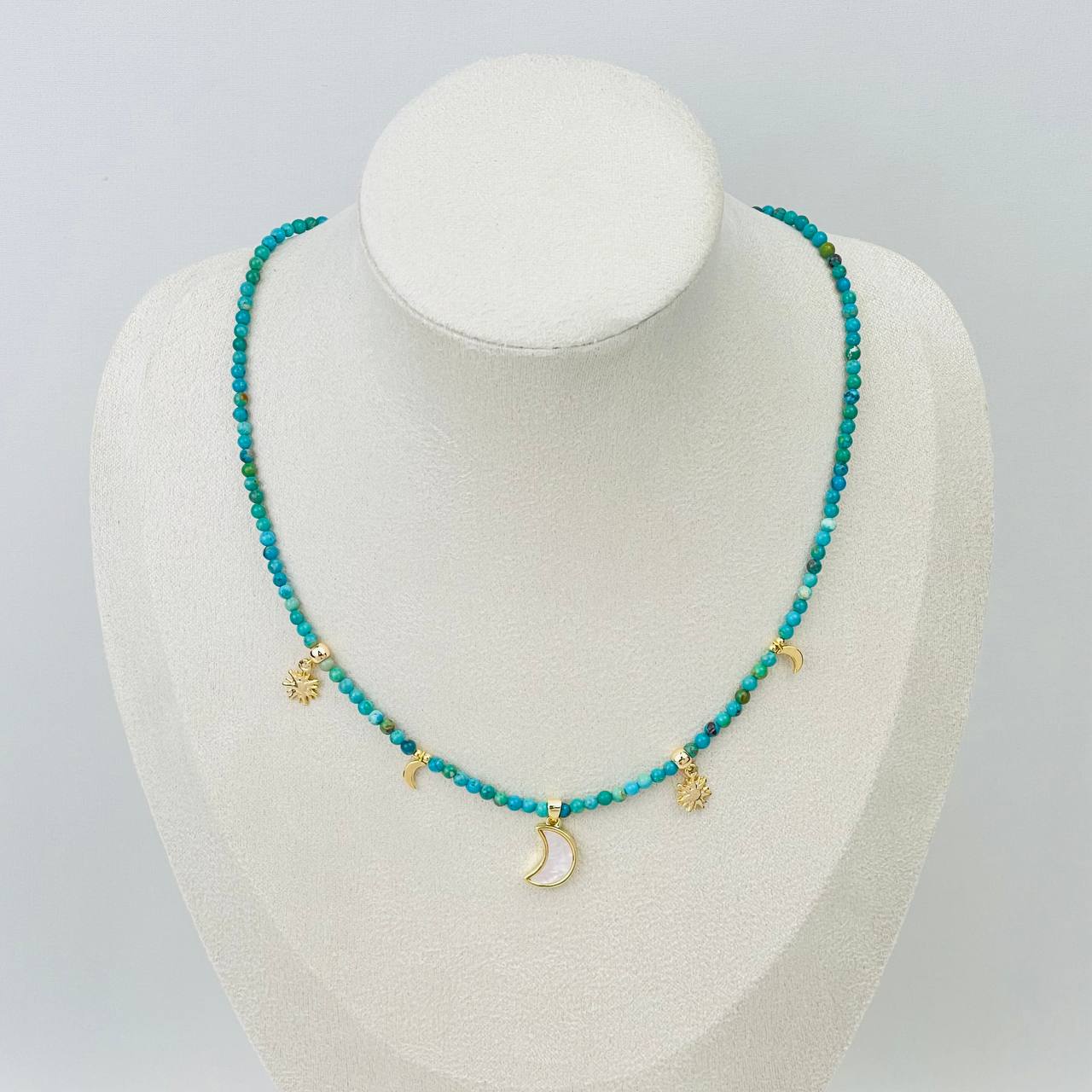 Радуга Самоцветов Колье из Бирюзы