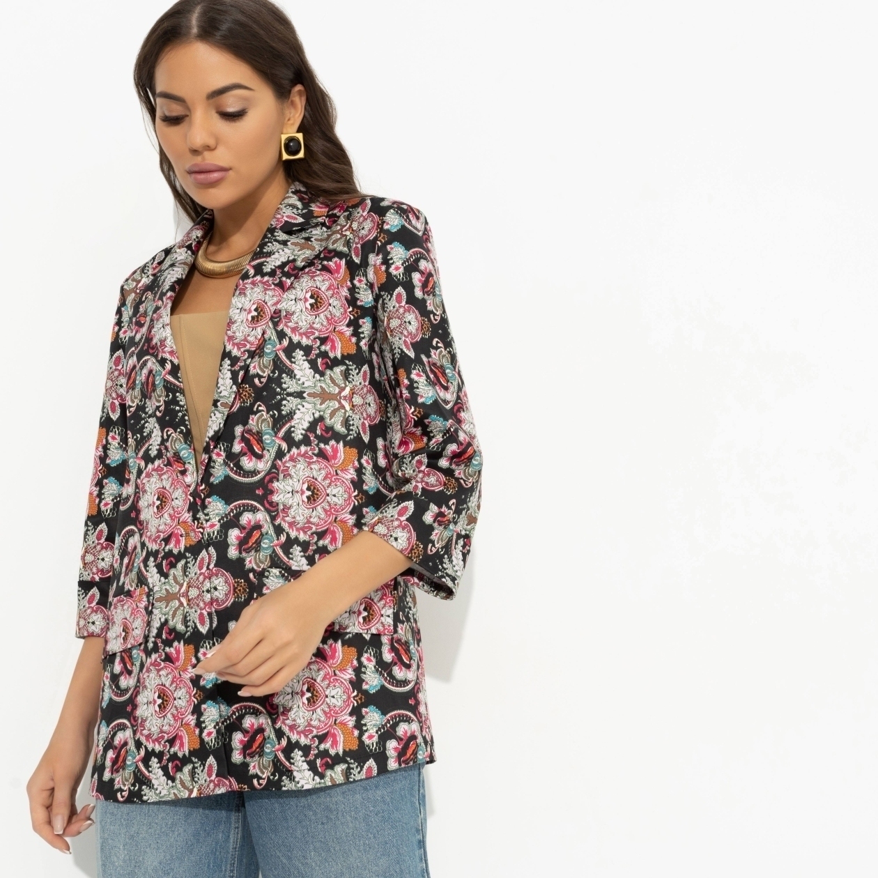 Жакет с подплечниками, Всемирное признание (black)