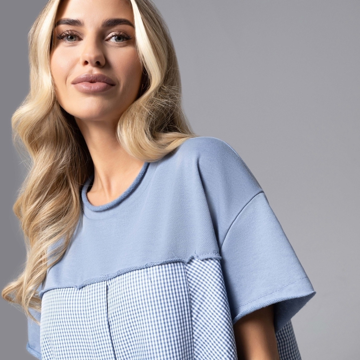 Платье-рубашка комбинированное, Вдохновение лета