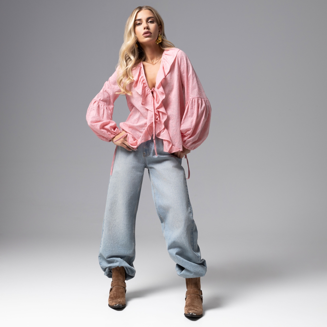 Блуза в стиле бохо, Пленительная грация