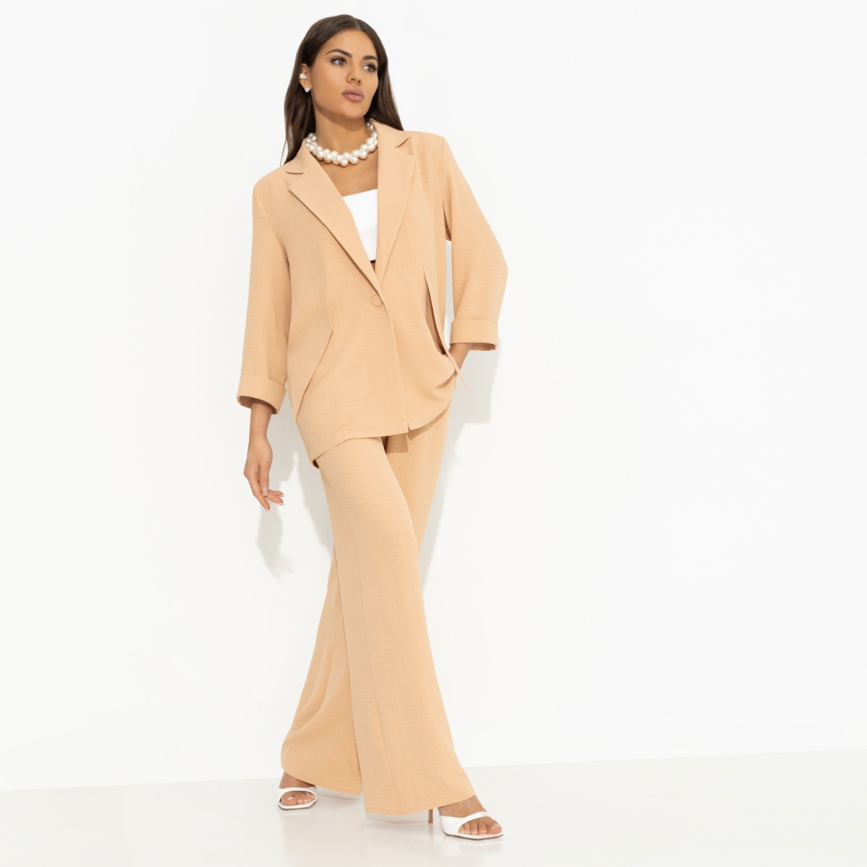 Брючный костюм, Стиль по-французски (bright, 2 в 1)