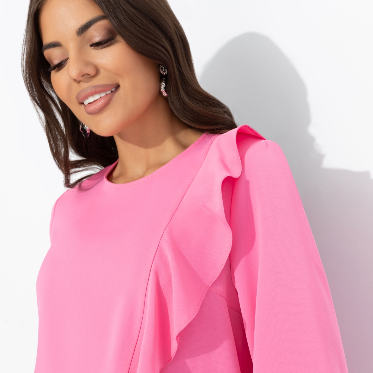 Блуза со сборками на рукавах, Я пришла блистать