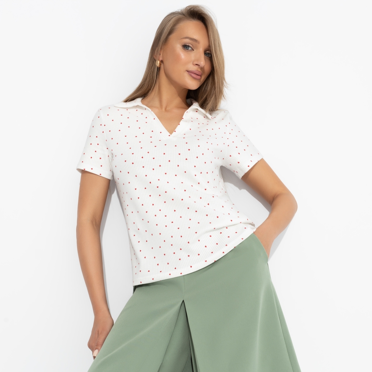 Ст.цена 1390р. Футболка‑поло, Впервые и навсегда 00000011951 Белый