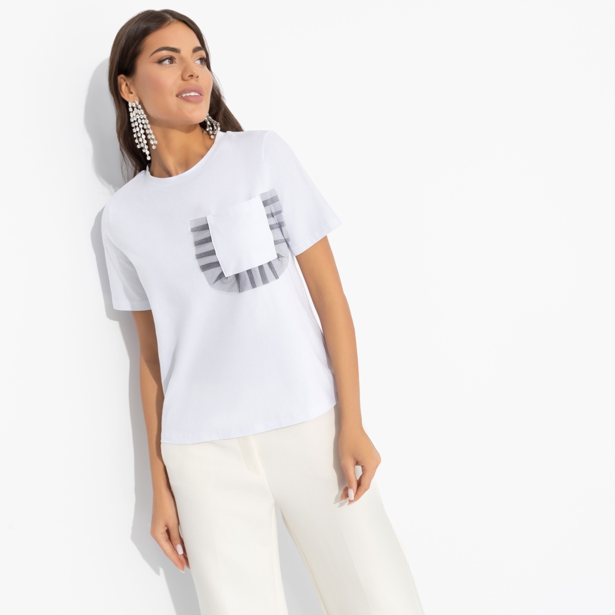 Футболка из хлопка, Мой креатив (new white)