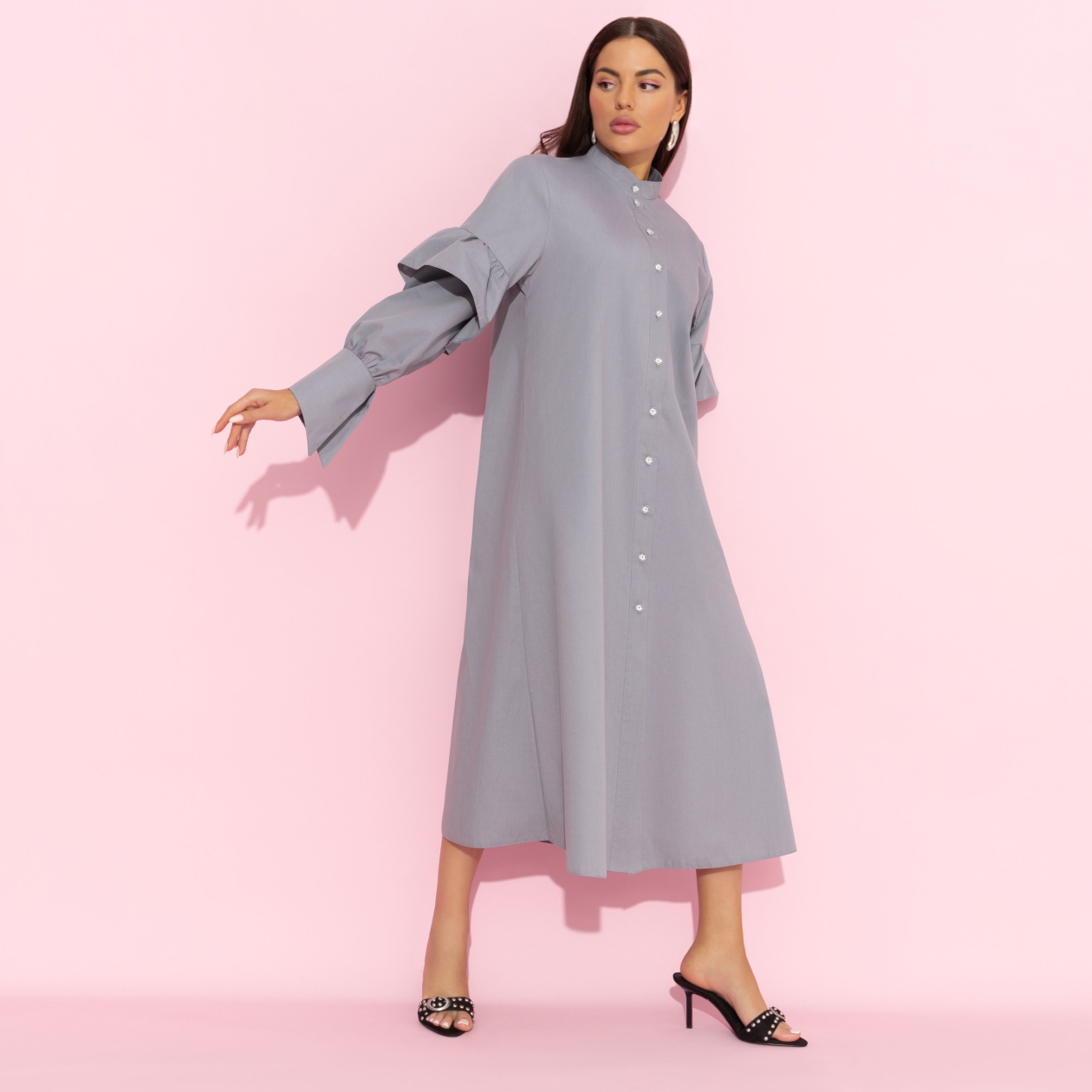 Платье-рубашка свободного силуэта, Захватывающая простота