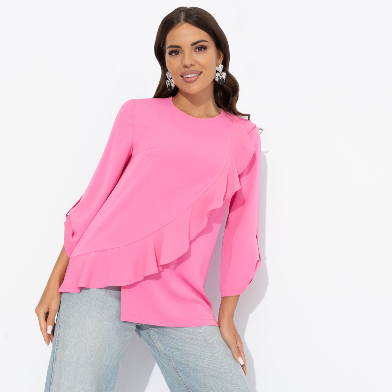 Блуза со сборками на рукавах, Я пришла блистать