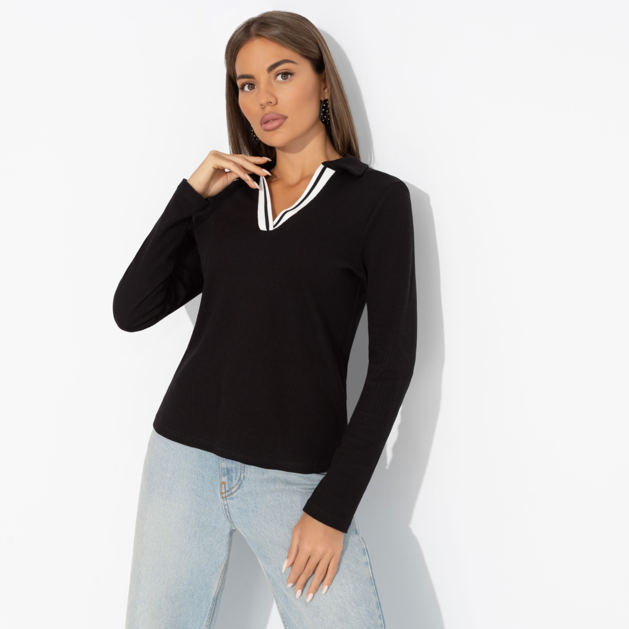 Поло в рубчик, Волна успеха (black)