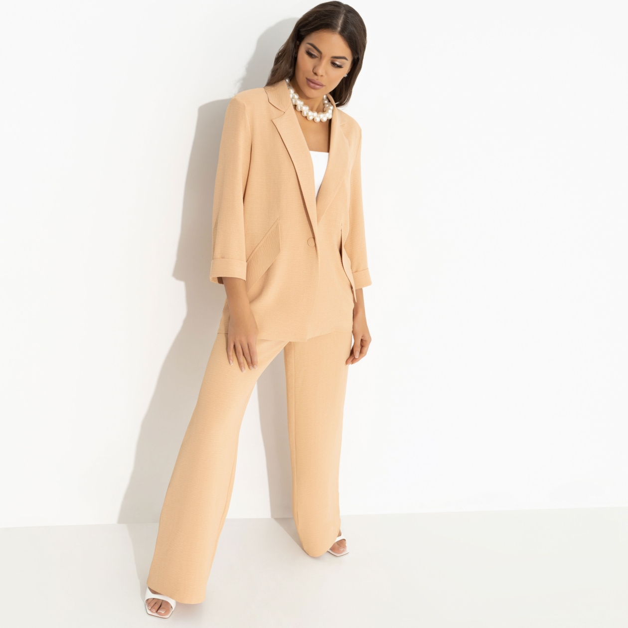 Брючный костюм, Стиль по-французски (bright, 2 в 1)