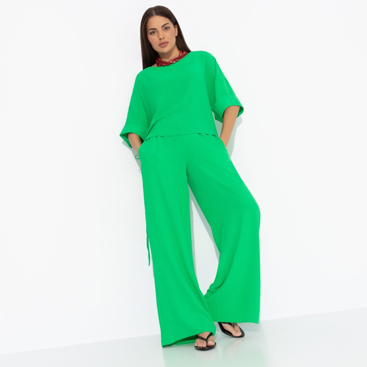 Брючный костюм эффектный, Энергия цвета (2 в 1)