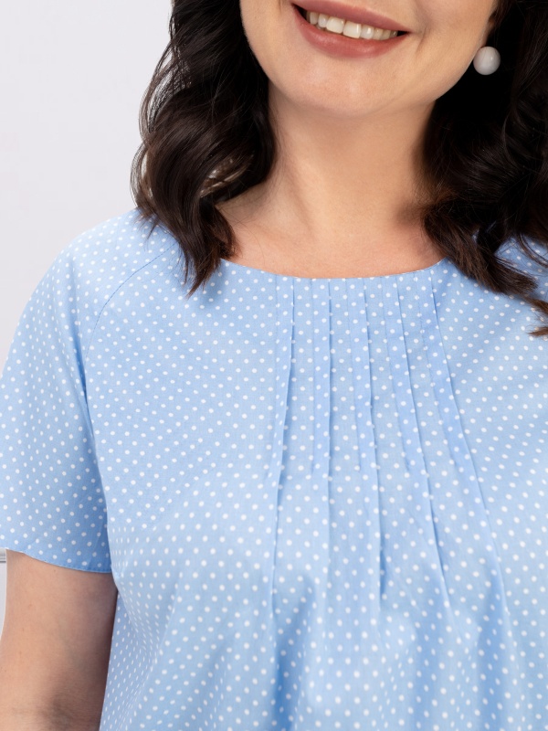 Ст.цена 1250р. Платье, Бегущая по волнам (лучезарная) 00000003979 Голубой