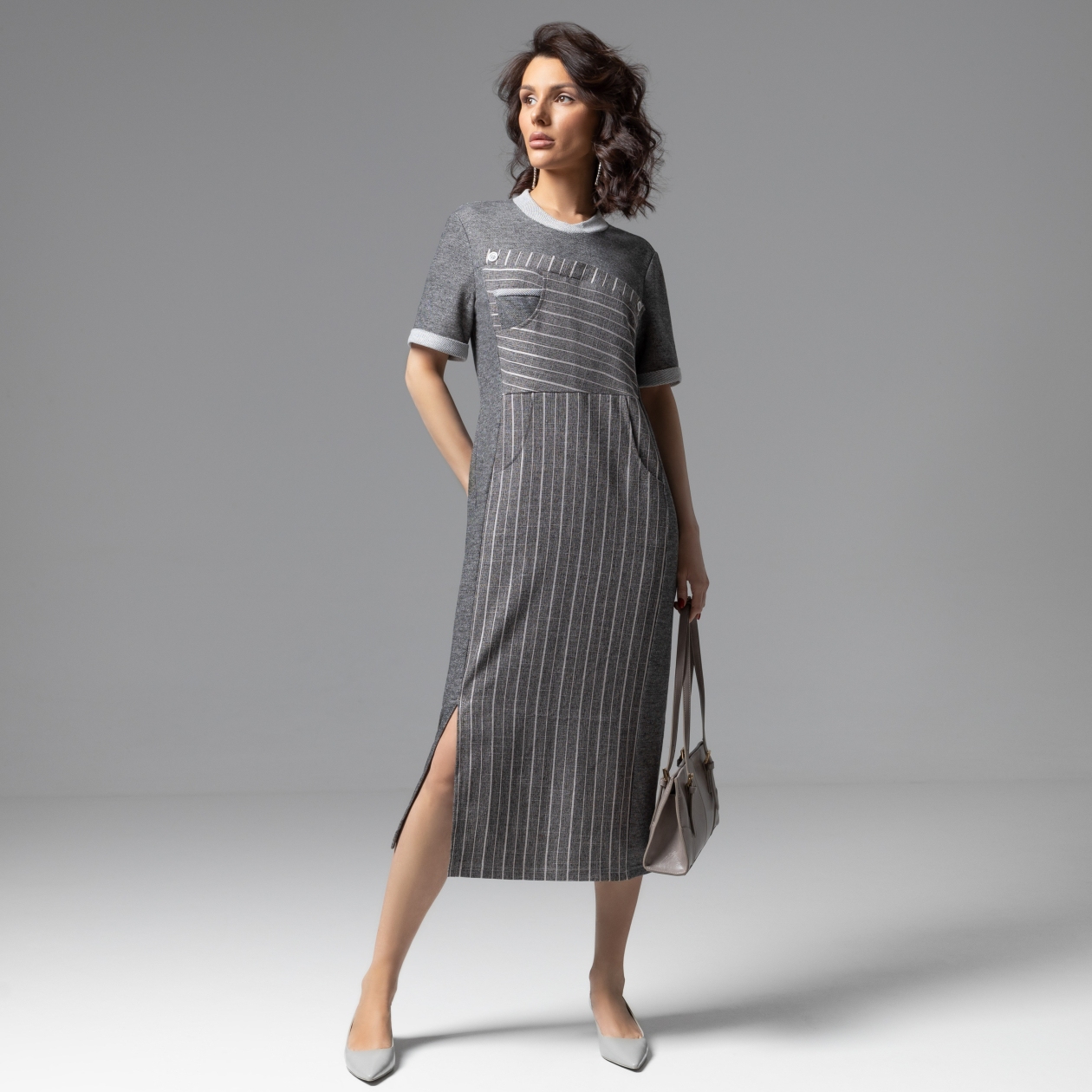 Платье дизайнерское с карманами, Простая формула роскоши