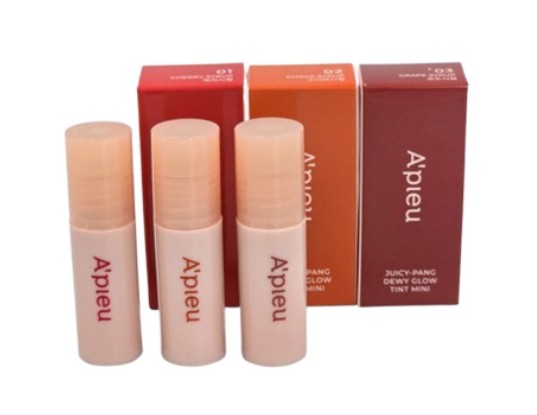 Тинт для губ увлажняющий A'PIEU Juice Pang Dewy Glow Tint Mini 03 Grape Syrup