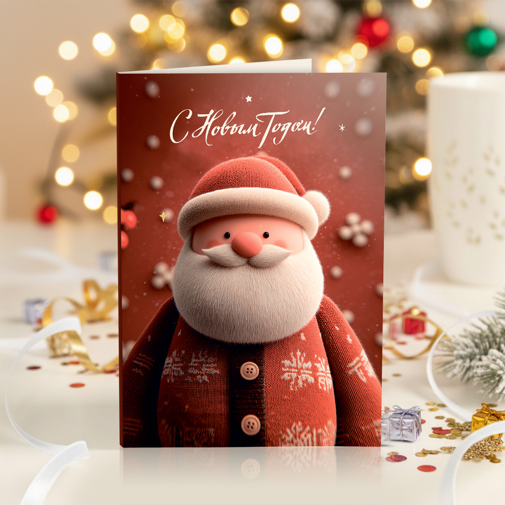 Открытка 4 шоколадки